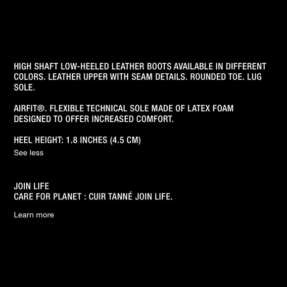 Zara Leather Brown Tall Boots 8 - Picture 13 of 16